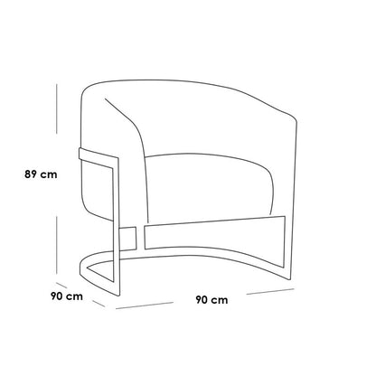 كرسي مع بوف - LOOK80